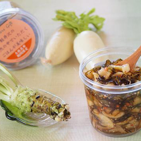 大根昆布わさび味