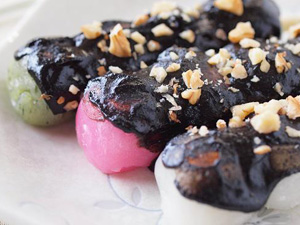 黒ごまバターのおだんご