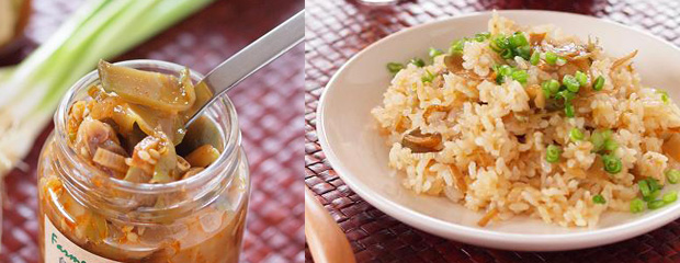 ねぎザーサイの焼き飯